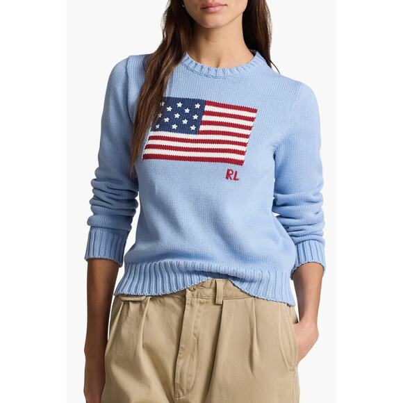 Polo by Ralph Lauren Sweaters - Polo Ralph Lauren American Flag Crewneck Sweater size S small